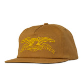 Anti Hero - Basic Eagle Snapback (Brown/Gold)